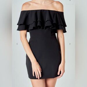 Endless Rose Off-Shoulder Mini Dress